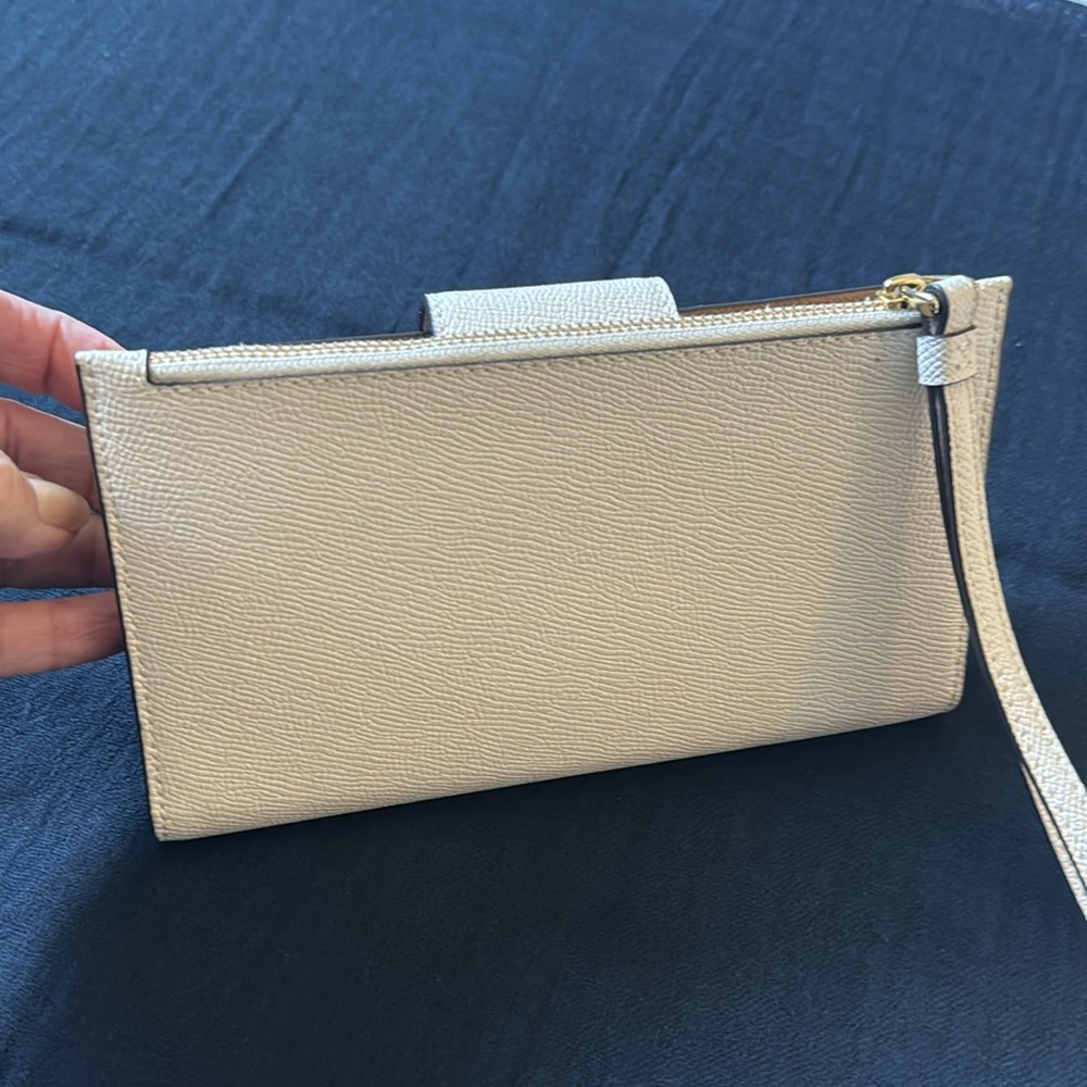 Coach Gold Metallic Wristlet Wallet - Picture 3 of 3